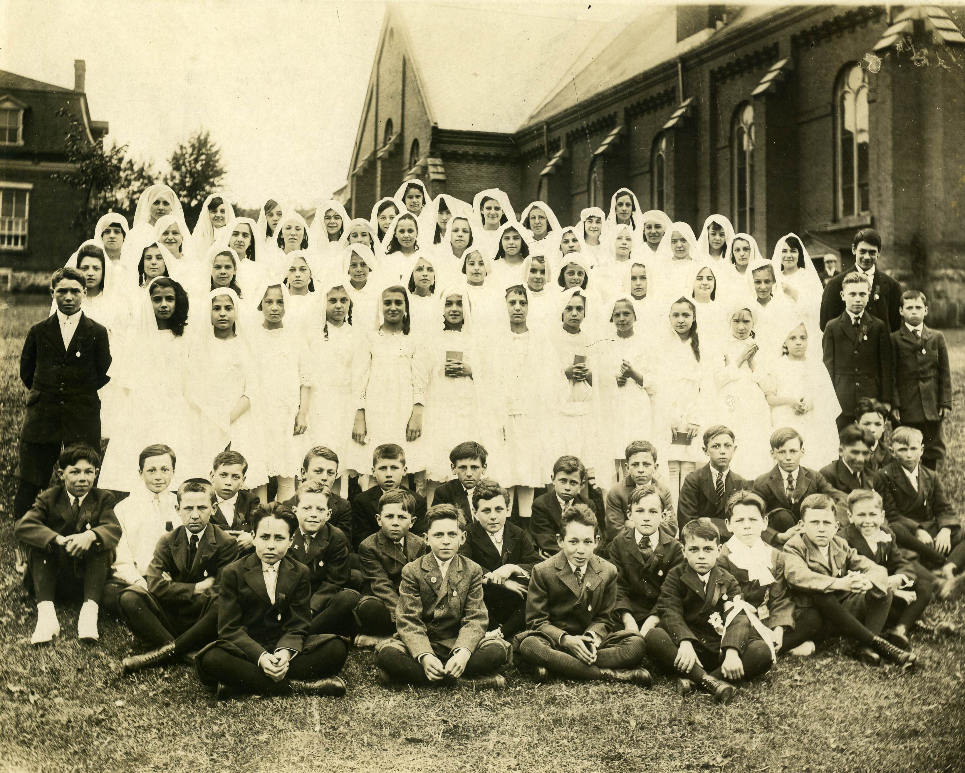 Communion solonnelle en 1915
